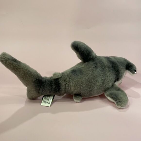 Wild Republic Grey Hammerhead Shark 12” long Excellent Used Condition Like New - Picture 5 of 10